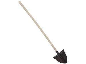 BADILE A PUNTA FORGIATO CON MANICO  cm.28 x 28    IL CAMPO