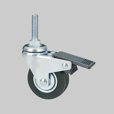 RUOTA ARREDAMENTO ART. 160BISB AVO C/FRENO 40 mm - fil. M8 - portata 20 kg - ALDO VALSECCHI