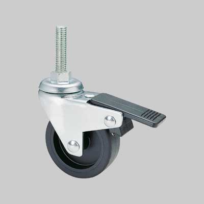 RUOTA ARREDAMENTO ART. 220BISB AVO C/FRENO 50 mm - fil. M8 - portata 20 kg - ALDO VALSECCHI