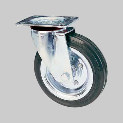 RUOTA INDUSTRIALE GIREVOLE IDEAL STAR 200 mm - portata 200 kg - IDEAL STAR