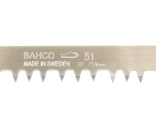 LAME IN ACCIAIO TEMPRATO DENTI CONTINUI PER SEGONCINO- - cm.75,9 (51-30) - 1 blister BAHCO