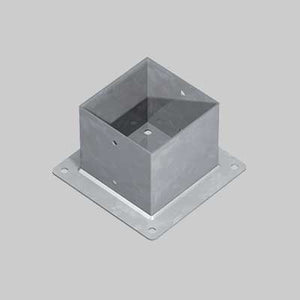 SUPPORTO A PAVIMENTO PER TRAVI TG20 mm 101x101x150h - Base 180 mm - TECFI