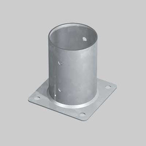 SUPPORTO A PAVIMENTO PER PALI TR2 Ø 120x150h - Base 150 mm - TECFI