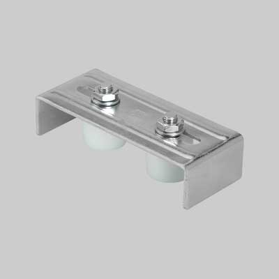 PIASTRA DI GUIDA SUPERIORE A 2 RULLI 145x60 mm - COMBI ARIALDO