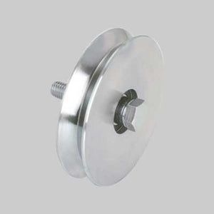 RUOTA CON BULLONE PER CANCELLI GOLA Y 60 mm