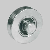 RUOTA CON BULLONE PER CANCELLI A 2 CUSCINETTI 160 mm