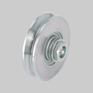 RUOTA CON BULLONE PER CANCELLI C/INGRASSATORE 120 mm