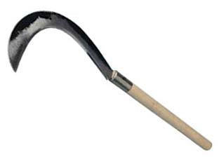 RONCOLA PER GRANOTURCO RINALDI ART.136  misura 0  lama cm.25  manico in legno cm.37    RINALDI