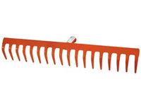 RASTRELLO IN ACCIAIO VERNICIATO SPESSORE MM.4- - 8 denti - 5 pezzi IL CAMPO