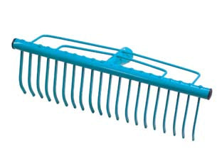 RASTRELLO PER FIENO E TAPPETI ERBOSI IN ACCIAIO  34 denti    IL CAMPO