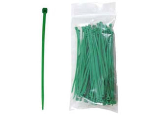 FASCETTE NYLON VERDI IN CONFEZIONE PEZZI 100- - mm.4,8x200 - 1 busta T-REX