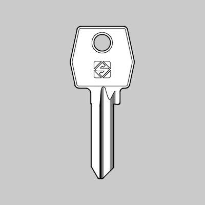 CHIAVE OTTONE PER CILINDRO EU5R - EURO LOCKS - 20 pezzi- SILCA