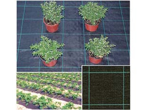 TELO IN RAFIA PER PACCIAMATURA NERO- - mt.100x1,57h. - 157 mq T-REX