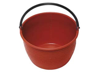 CESTA TONDA PER RACCOLTA LT.20- - capacitÃE lt.20, ÃE¸ cm.39x25h. - 5 pezzi STEFANPLAST