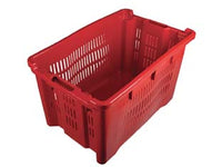 CESTA ORTOFRUTTA FONDO CHIUSO IMPILABILE  lt.40 cm.56x35x31h. (bancale pz 245)    ICS