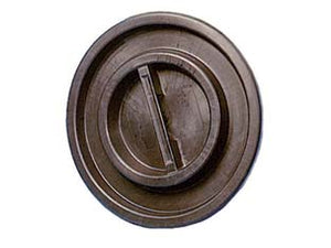 COPERCHI PER BIDONI CON MANIGLIA CENTRALE NERI  lt.75    ICS