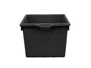 MASTELLONI QUADRATI NERI  lt.60 cm.48x48x37h.    ICS