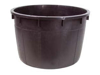 MASTELLONI TONDI SENZA MANICI NERI  lt.500 ø cm.100x82h.    ICS