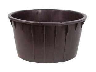 MASTELLONI SOTTOSPINA SENZA MANICI OVALI NERI  lt.85 cm.60x36,5h. ovale    ICS