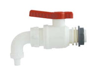 VALVOLA A SFERA ENOLOGICA CON BECCUCCIO  attacco M 1/2x20    BUCCHI