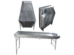 DEFOGLIATORE MANUALE PER OLIVE  chiuso cm.100x60x30  montato cm.191x60x97h.