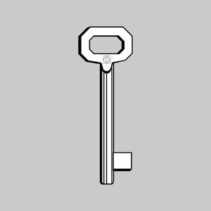 CHIAVE TIPO PATENT ACCIAIO 5011 - PASSEPARTOUT - 5 pezzi- SILCA