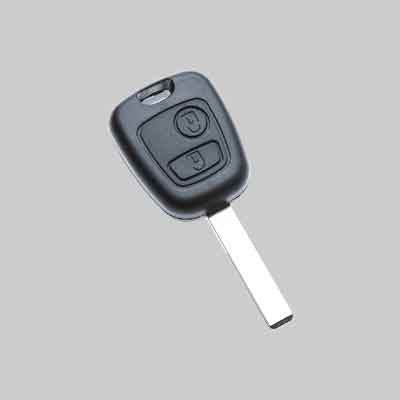 GUSCIO PER CHIAVE AUTO CITROEN/FIAT/PEUGEOT 'HU83RS2' 2 Bottoni