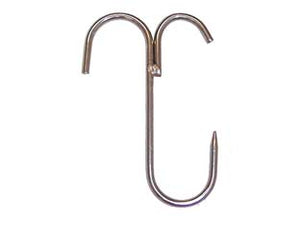 GANCIO INOX PER PROSCIUTTO- - ø mm.6x160 - 10 pezzi