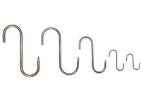 GANCIO INOX DA MACELLAIO 1 PUNTA- - ø mm.4x100 - 10 pezzi