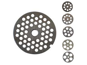 PIASTRE IN ACCIAIO AL CARBONIO PER TRITACARNE ELETTRICI  n°12 foro mm.12    PALUMBO