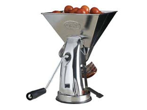 PASSAPOMODORO IN ACCIAIO INOX 18/C CON VENTOSA    OMAC