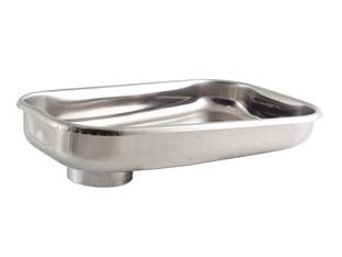 IMBUTO PIATTO IN ACCIAIO INOX  5650N    REBER