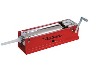 INSACCATRICE CON CILINDRO INOX A 2 VELOCITA'  capacitÃE di lt.5, Kg.10,5  cm.57x33x20 (8950N)    REBER