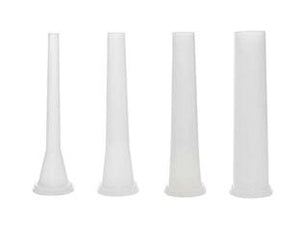 SERIE IMBUTI IN MOPLEN 4 PEZZI CON SFIATO ARIA PER INSACCATRICI- - pz.4 ø mm.10/20/25/35 - 1 confezione REBER