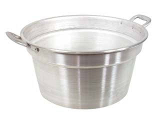 CALDARA IN ALLUMINIO SENZA COPERCHIO- - ø cm.34x19h. - 1 pezzi