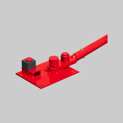 PIASTRA PIEGAFERRO 'EXTRA' CON MANICO Ø max 24 mm - ARIEX