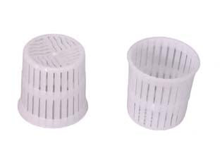 FORMINA FUSCELLA PER RICOTTA GR.40/70- - ø superiore cm.4,5 - ø inferiore cm.4x5h. - 88 pezzi