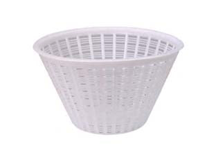 FUSCELLA PER RICOTTA GR.1000/1500- - ø superiore cm.19 - ø inferiore cm.9x11h. - 10 pezzi