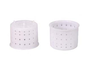 FORMA MONODOSE PER FORMAGGIO CACIOTTA GR.80- - ø superiore cm.5,7 - ø inferiore cm.5,3x4,6h. - 30 pezzi