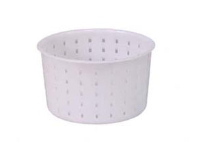 FORMA PER FORMAGGIO CACIOTTA GR.700- - ø superiore cm.11,6 - ø inferiore cm.10,7x7h. - 10 pezzi