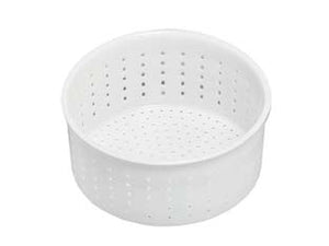 FORMA PER FORMAGGIO CACIOTTA- - gr.900 - ø sup. cm.13, ø inf. cm.11,5x7h. - 10 pezzi