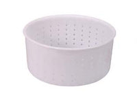 FORMA PER FORMAGGIO CACIOTTA GR.1200- - ø superiore cm.15 - ø inferiore cm.14x7h. - 10 pezzi