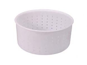 FORMA PER FORMAGGIO CACIOTTA GR.1200- - ø superiore cm.15 - ø inferiore cm.14x7h. - 10 pezzi