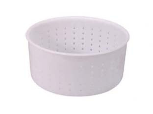 FORMA PER FORMAGGIO CACIOTTA GR.1200- - ø superiore cm.15 - ø inferiore cm.14x7h. - 10 pezzi