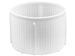 FORMA PER STAGIONATURA FORMAGGIO GR.3500- - ø superiore cm.22 - ø inferiore cm.21,4x16h. - 10 pezzi