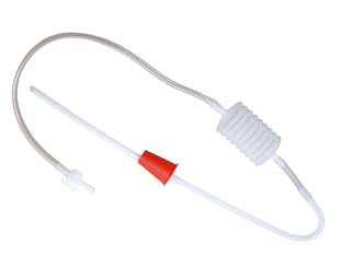 TRAVASATORE CON SOFFIETTO CON RUBINETTO A FARFALLA