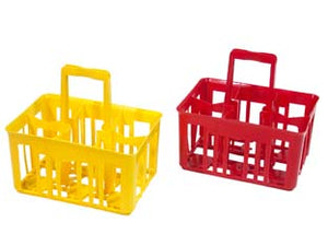 CESTELLO PORTABOTTIGLIE DA LT.1 6 POSTI- - cm.40x30x40h. - 5 pezzi ICS