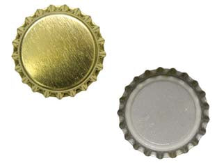 TAPPO A CORONA ORO- - ø mm.26,5 - in busta da pz.100, conf.20 buste - 20 busta