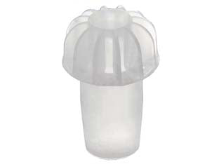 TAPPO LUNGO IN PLASTICA LISCIO- - in conf. da pz.100 - 5 busta