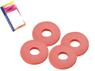 GUARNIZIONE RANELLA IN GOMMA PER TAPPI MECCANICI IN BLISTER- - ø mm.24 foro ø mm.8 spessore mm.3 - in bl.10 pz - 12 blister